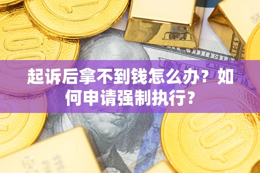 北京起诉后拿不到钱怎么办？如何申请强制执行？