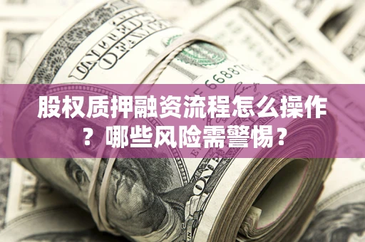 北京股权质押融资流程怎么操作？哪些风险需警惕？