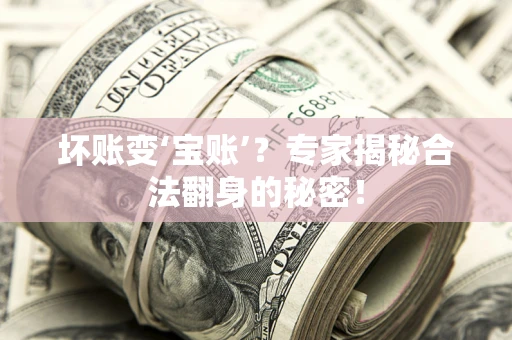 北京坏账变‘宝账’？专家揭秘合法翻身的秘密！