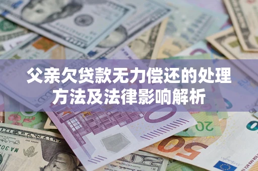北京父亲欠贷款无力偿还的处理方法及法律影响解析